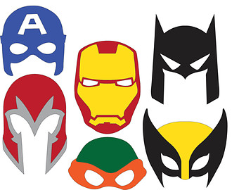 340x270 Superhero Masks Svg Files Clipart Panda