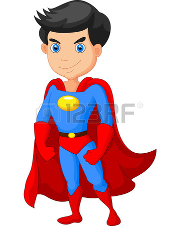 358x450 Superhero Kid Cartoon Royalty Free Cliparts, Vectors, And Stock
