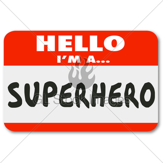 325x325 Grateful Word Hello I Am Words Name Tag Sticker Gl Stock Images