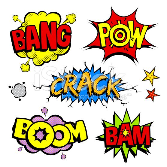 Superhero Words | Free download on ClipArtMag