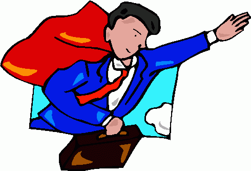 490x333 Office Clipart Superhero