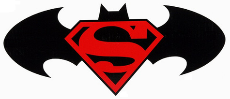 475x205 Batman And Superman Clipart 2