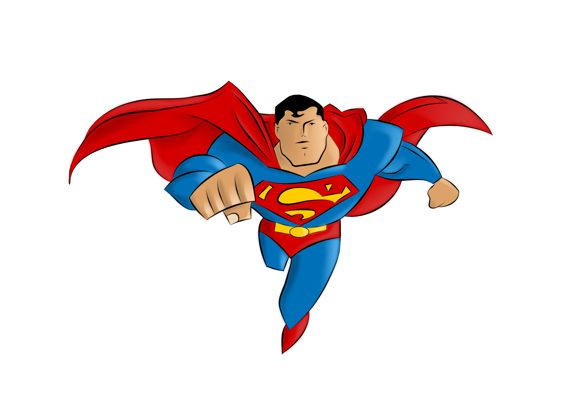 2037x1380 Superman Clip Art Black And White Free Clipart