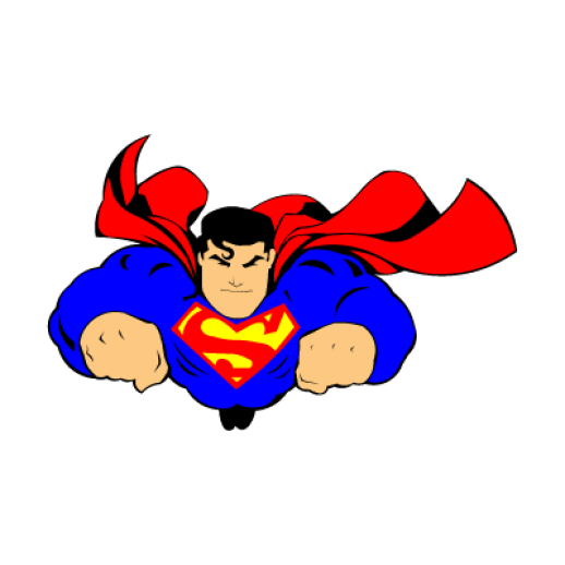 518x518 Superman Clipart Vector