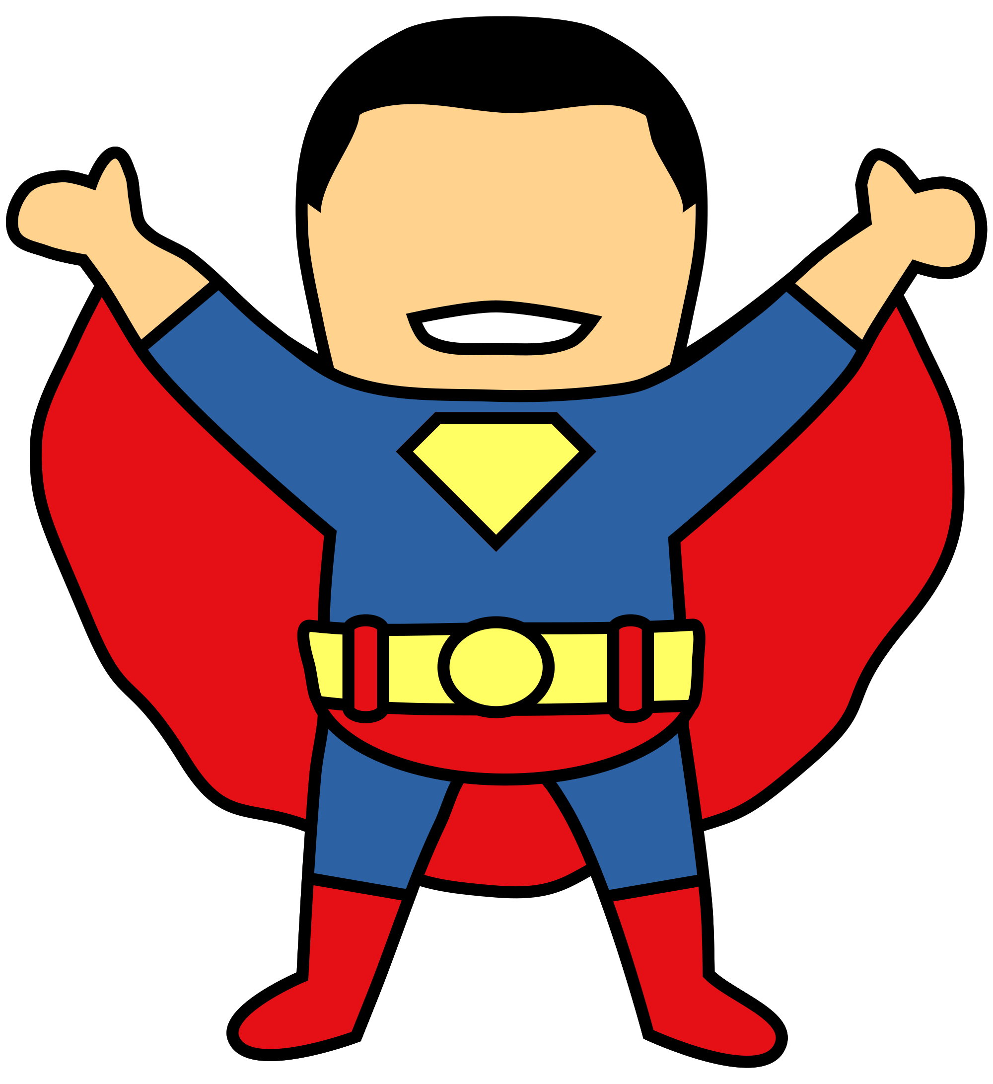 2000x2182 Filesuperman Clipart.svg