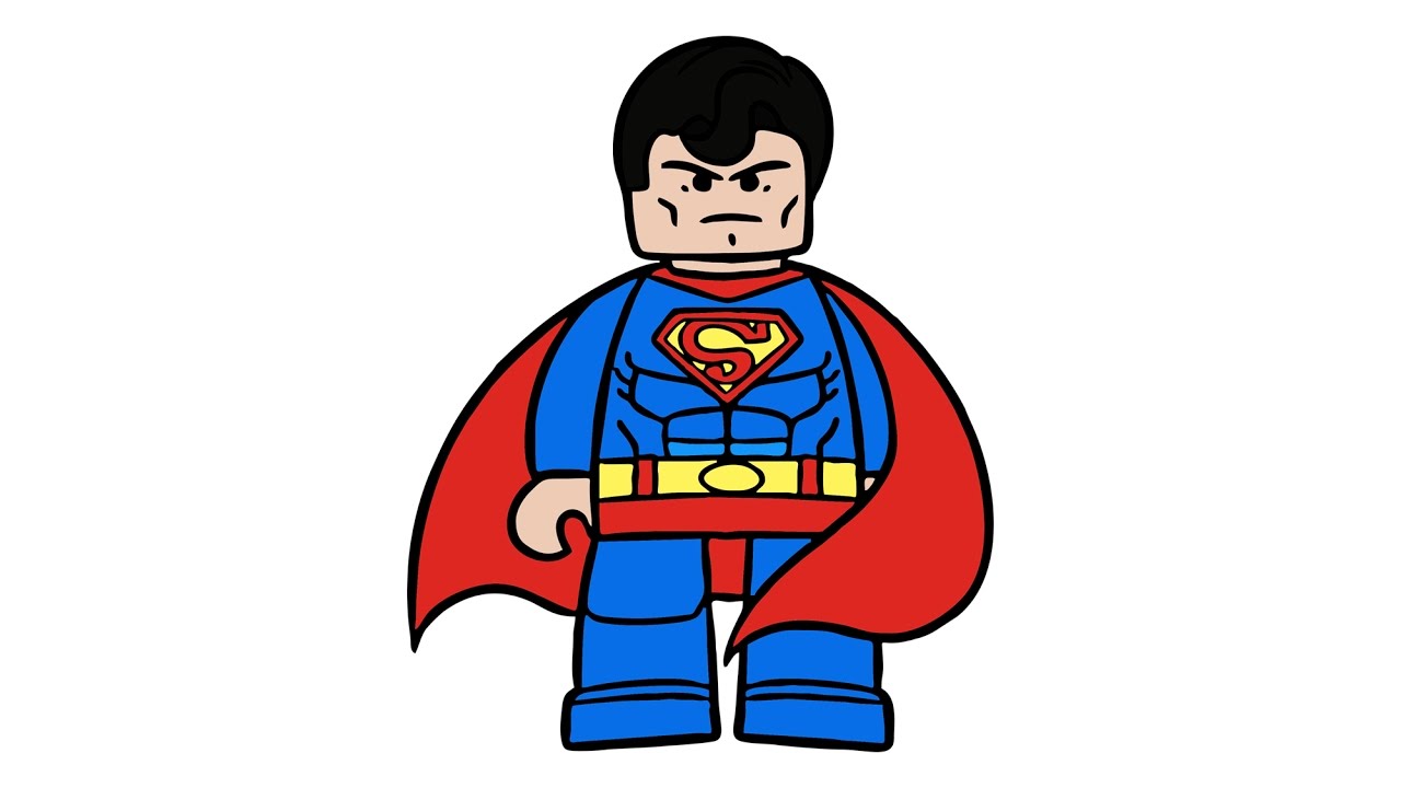 1280x720 Superman Clipart Lego Superhero