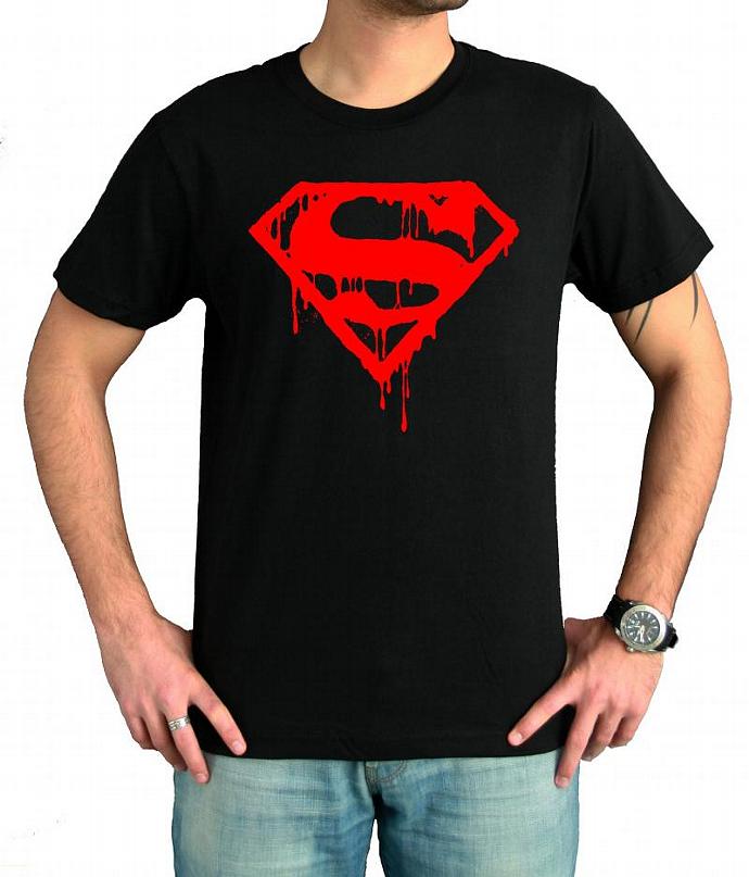 690x807 Bloody Superman Logo T Shirt Colors By Slaveihristov On Zibbet