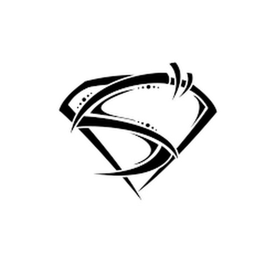 900x900 Unique Superman Logo Tattoo Stencil By Krzysztof
