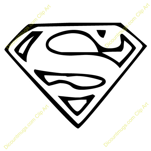 500x500 Superman Logo Clip Art
