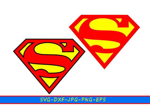 570x403 Superman Logo Svg, Svg Superhero, Clip Art In Digital Format Svg