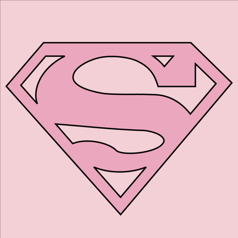 830x830 Superman Logo Clipart