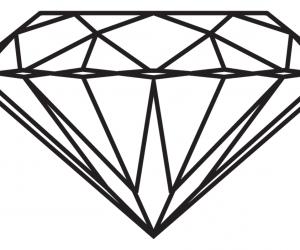300x250 Superman Diamond Logo Clipart Collection