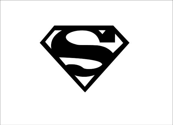 Superman Logo Outline | Free download on ClipArtMag