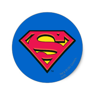 324x324 Custom Superman Logo Stickers Zazzle.ca