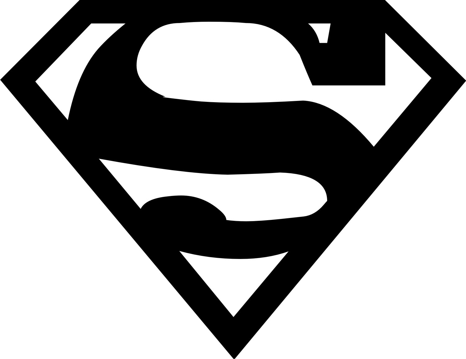 1500x1156 Superman Clipart Small