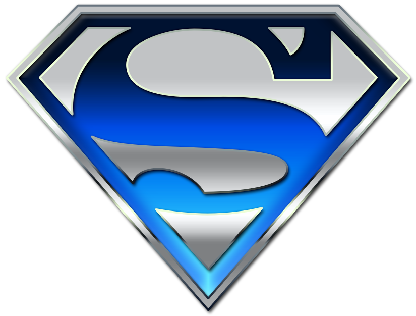 825x626 Blue Superman Logo Png