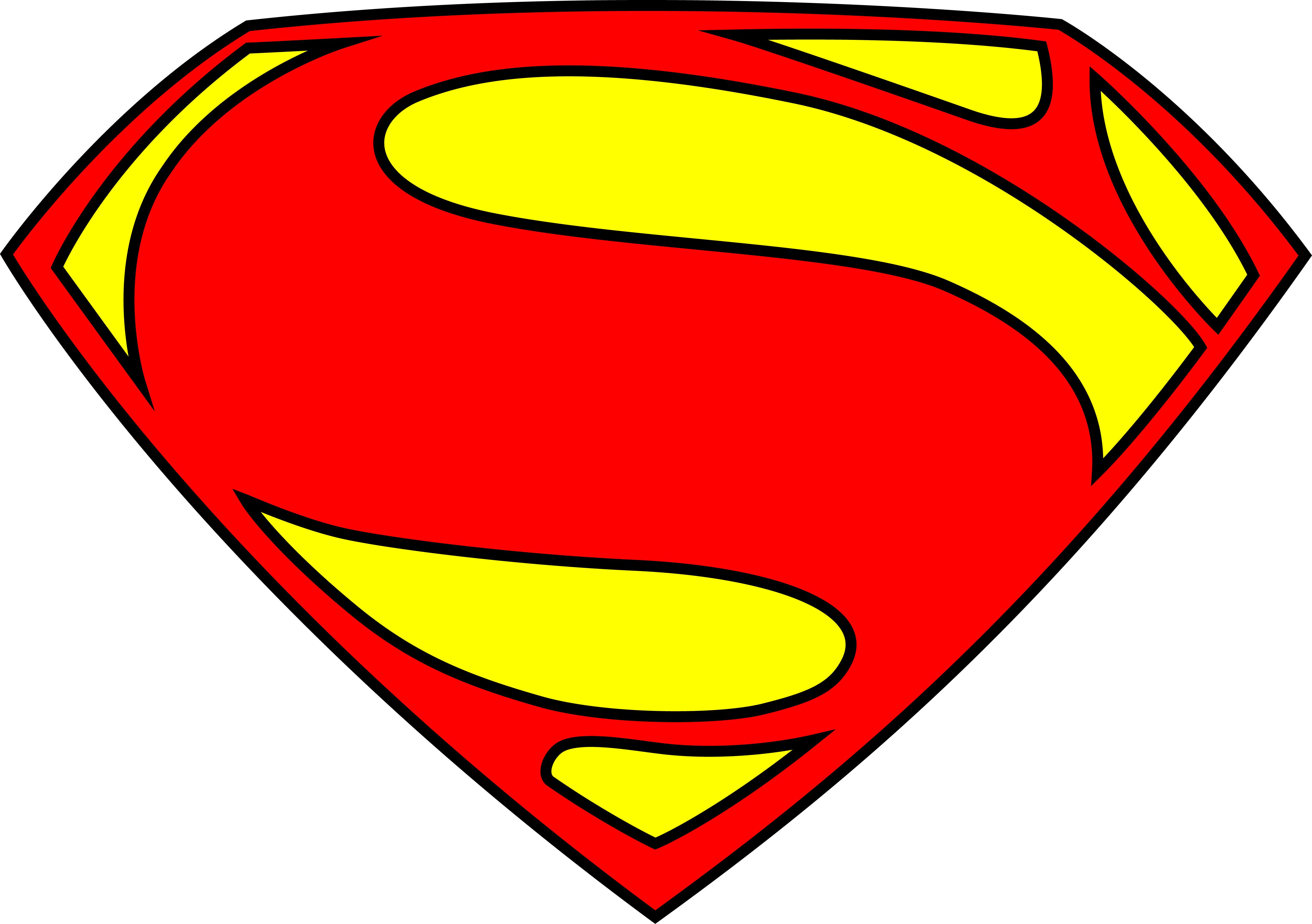 4997x3521 Superman Logo Clipart