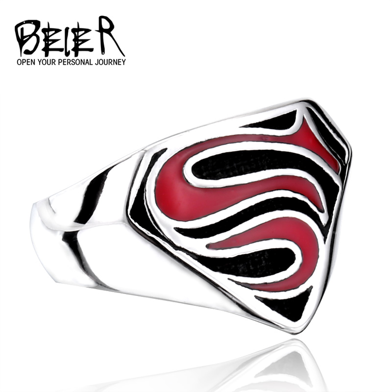 800x800 2017 New Superman S Logo Super Hero Jewelry Stainless Steel Movie