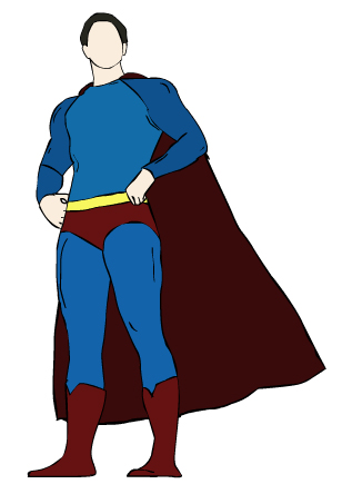 308x435 Superman Without A Face. By Colelc