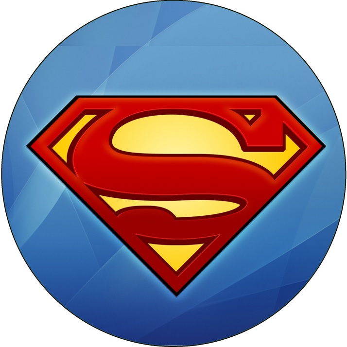 714x714 Superman Symbol Cake Image This Party Started