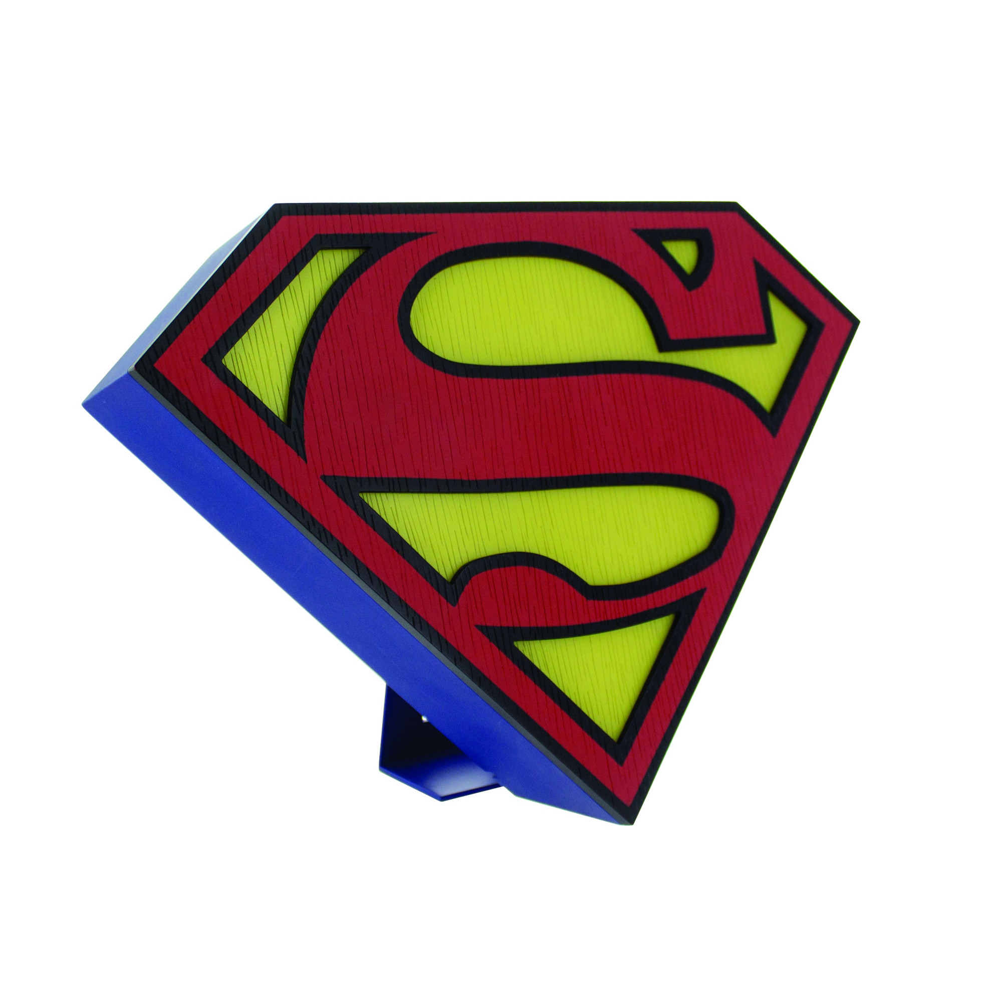 2000x2000 Superman Logo Light Lamp Free Standing Wall Mount Microusb