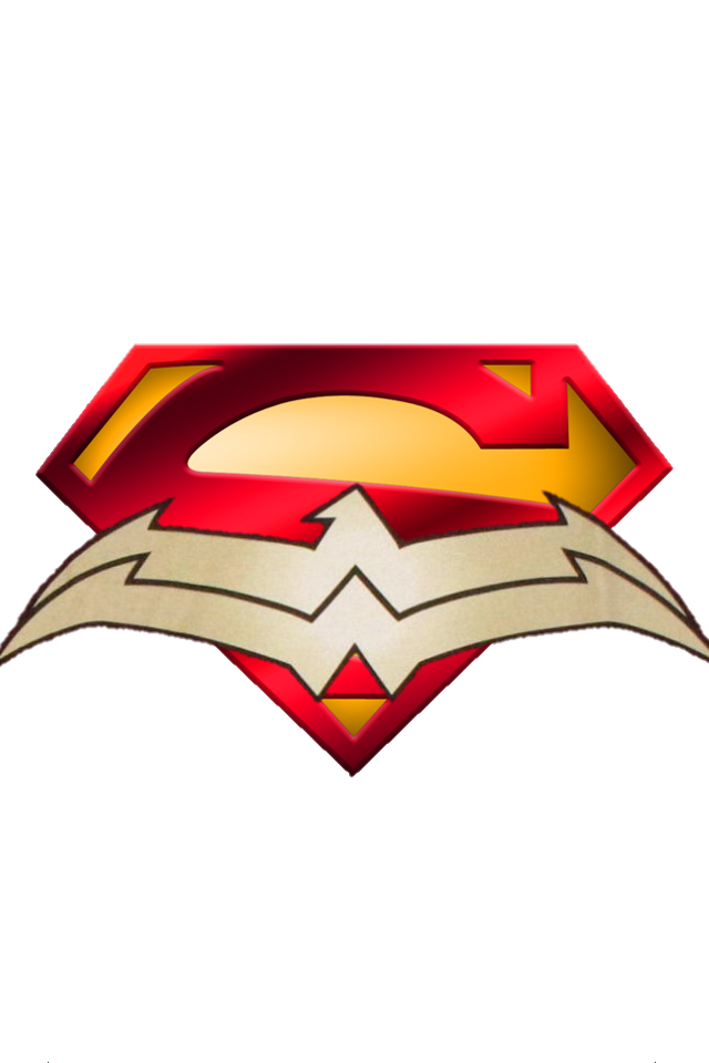 640x960 New 52 Superman Symbol And Wonder Woman Symbol By Mayantimegod