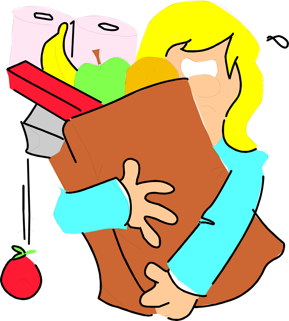 958x1064 Supermarket Shopping Clipart
