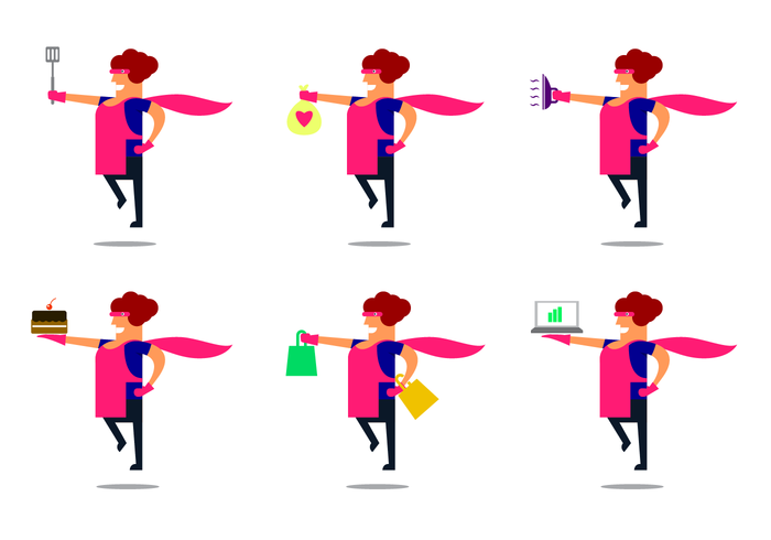700x490 Super Mom Vector Pack