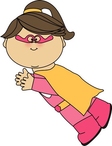 382x500 Superwoman Clipart