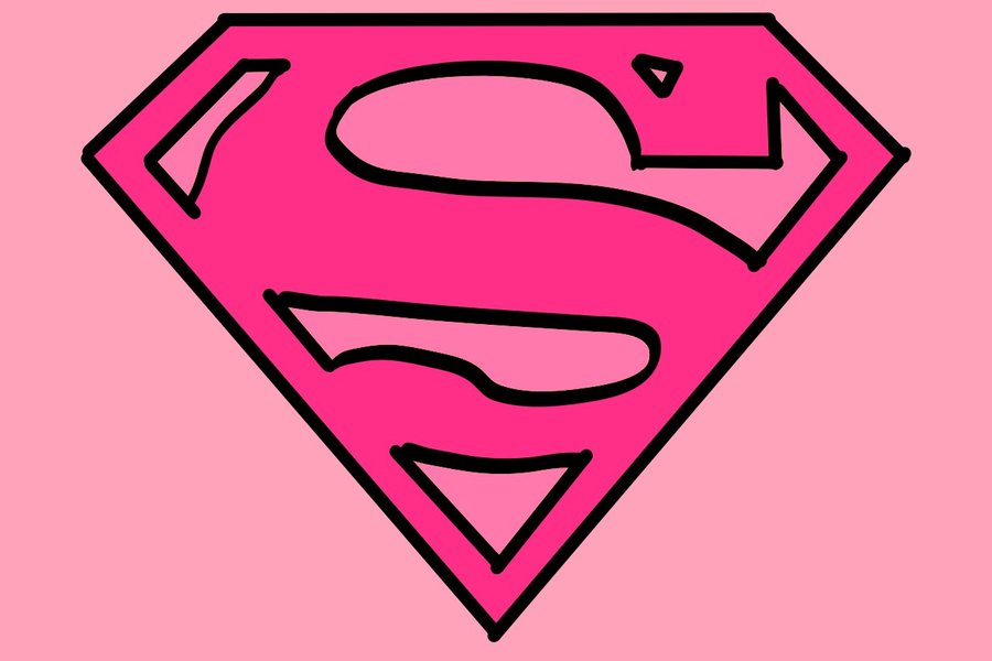 900x600 Superwoman Symbol Clipart