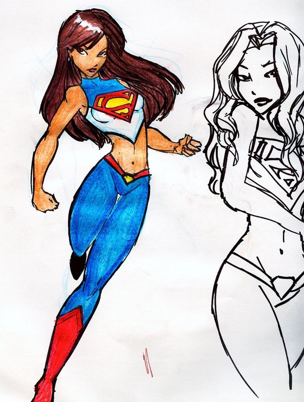 600x792 Linda Danvers, Superwoman By Kidmarvelj