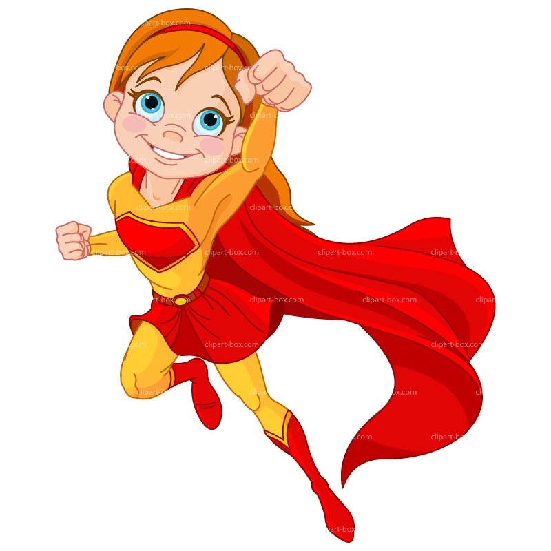 800x800 Super Woman Clipart