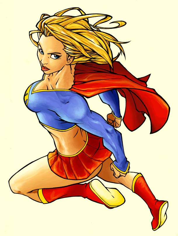 610x806 Supergirl Is Super Cute 19 Illustrations Of The Flying Blonde