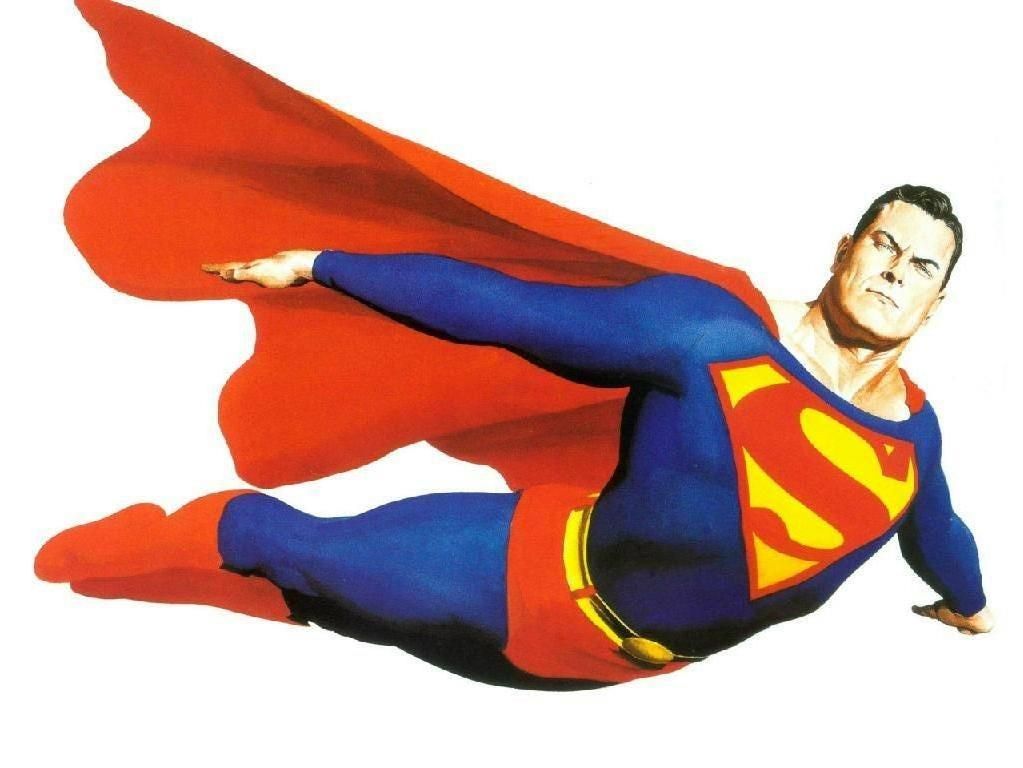 1023x768 Superman Clipart Flying