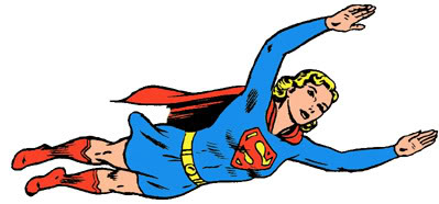 399x186 Superwoman Clipart