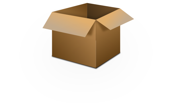600x376 Picture Of Small Cardboard Box With Open Top Open Box Clip Art