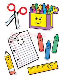 201x250 School Supplies Clipart Graphics