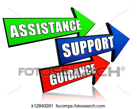 450x357 Clipart Of Assistance, Support, Guidance In Arrows K12840281