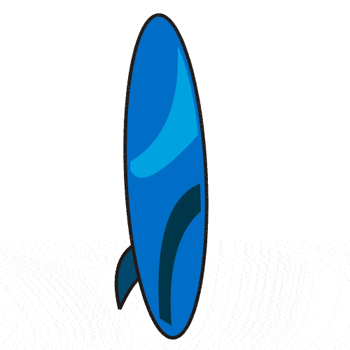 500x500 Shark Bite Surfboard Clip Art Free Clipart Images Image