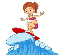 210x195 Surf Clip Art