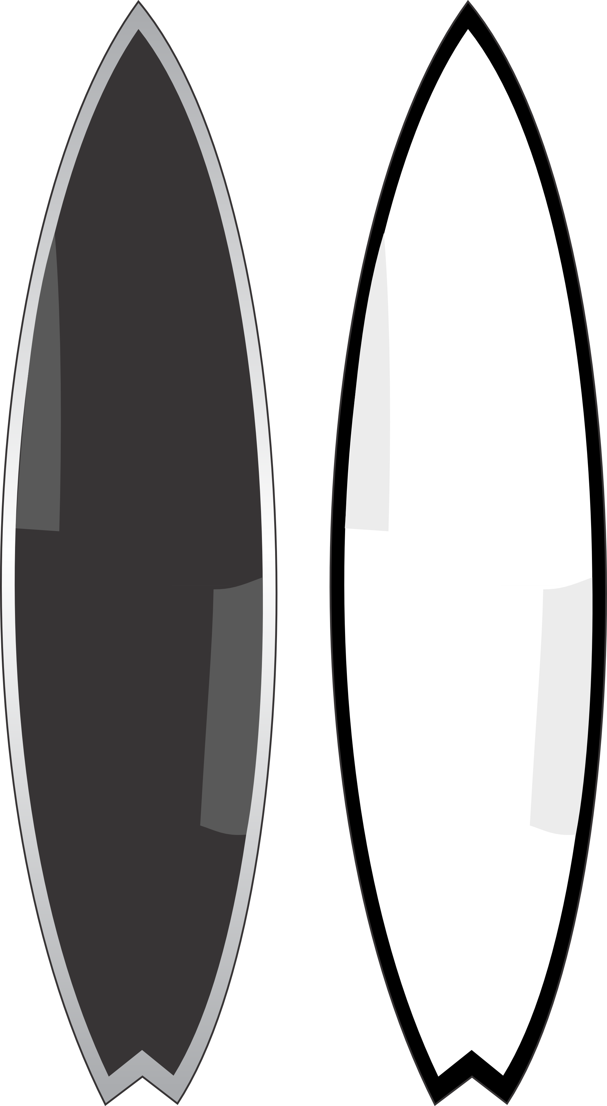 1979x3603 Templates Clipart Surfboard