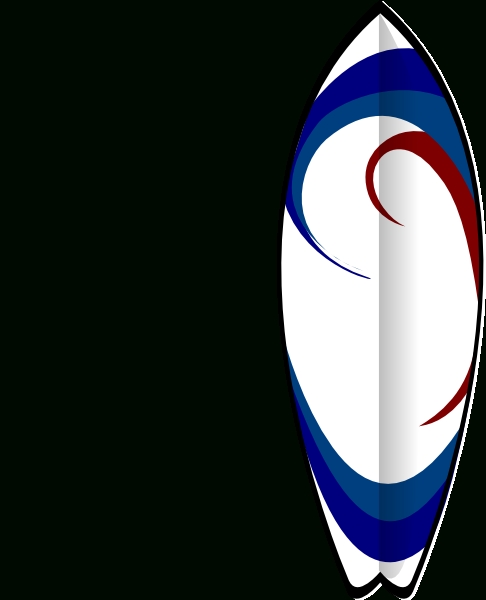 486x600 Surfboard Clip Art