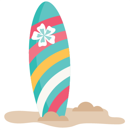 432x432 Surfboard Svg Scrapbook Cut File Cute Clipart Files For Silhouette