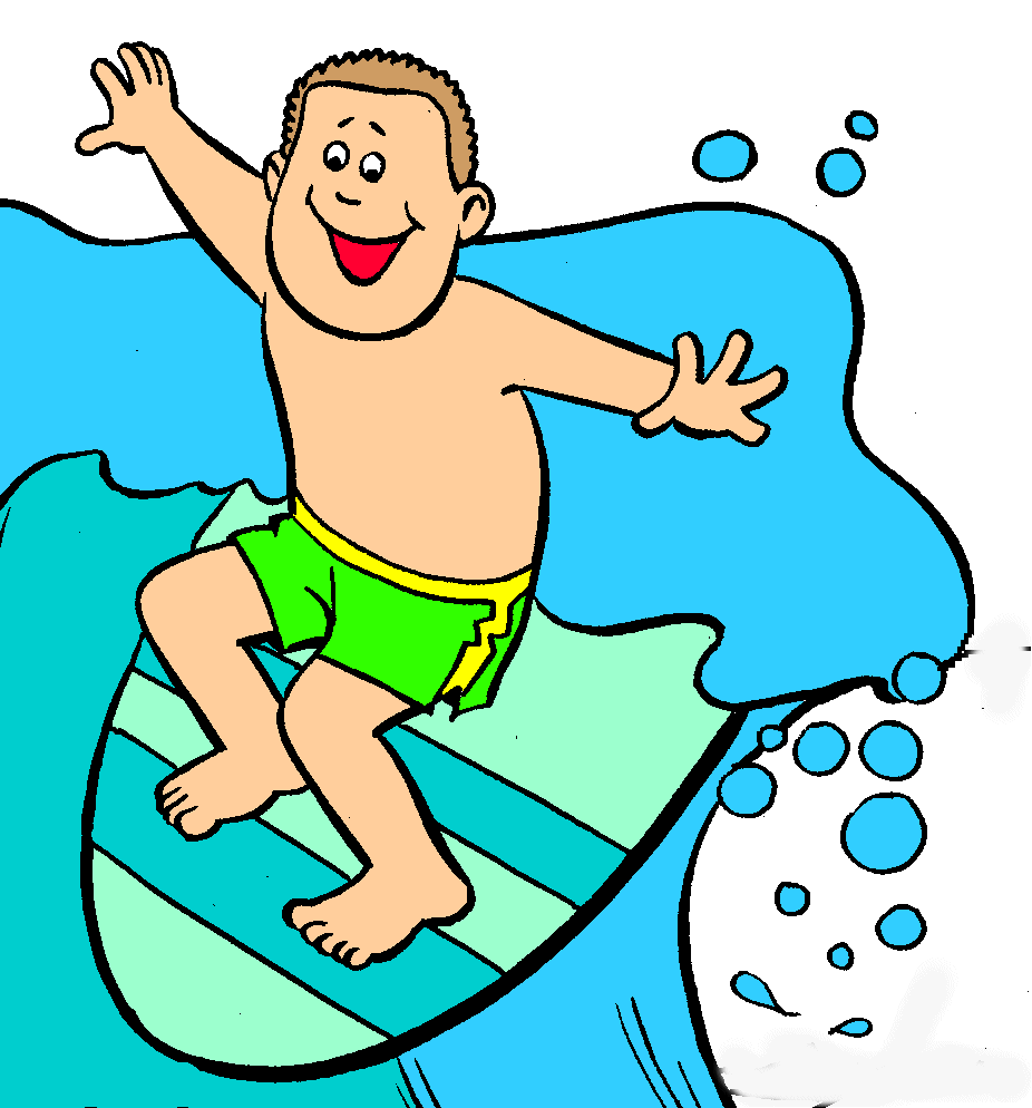 926x994 Cartoon Surfer Clipart