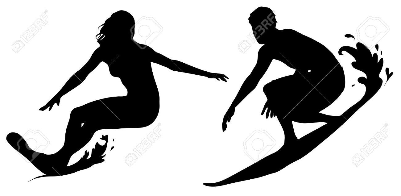 1300x635 Surfing Clip Art