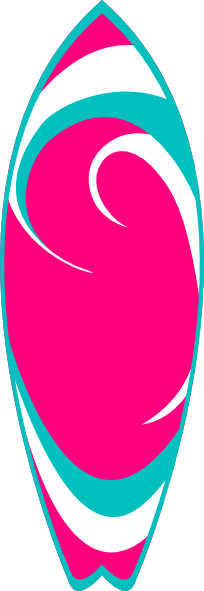 204x591 Surfboard Clipart Transparent