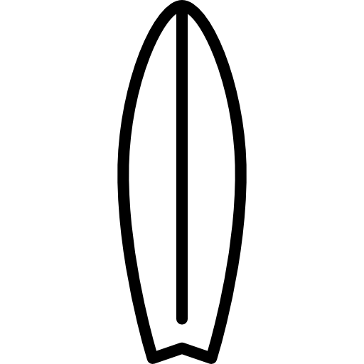 Surfboard Clipart Black And White | Free download on ClipArtMag