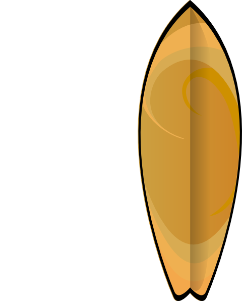 480x596 Surfboard Clipart