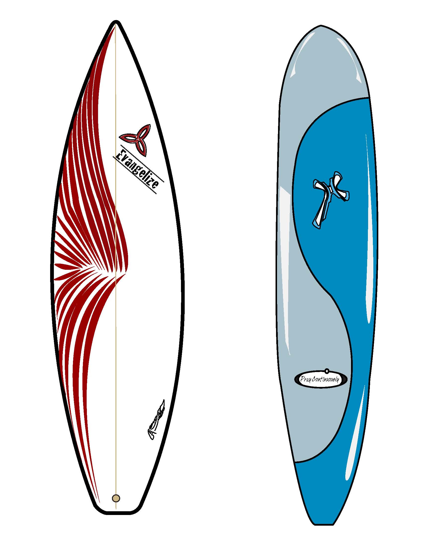 1700x2200 Surfboard Designs By Elfwinday