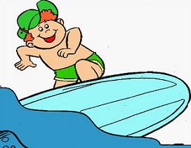 272x211 Free Surfer Clipart